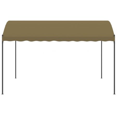 Gazebo 4x3x2.6 m Taupe 180 g/m²