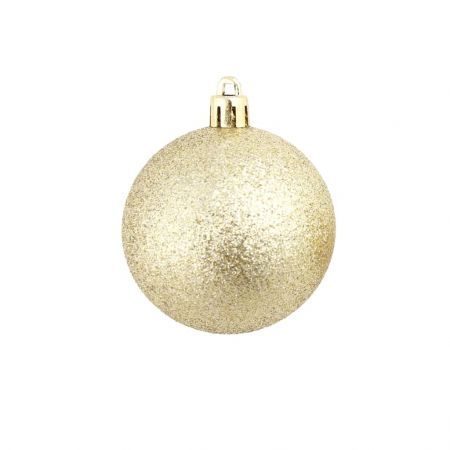 100 Piece Christmas Ball Set 3/4/6 cm Gold