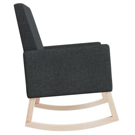 Rocking Chair Black Fabric