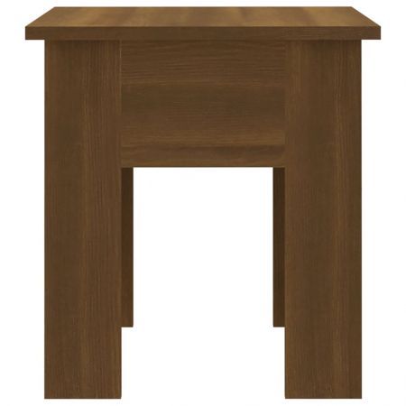 Coffee Table Brown Oak 40x40x42 cm Engineered Wood