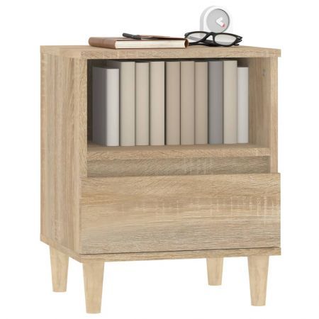 Bedside Cabinets 2 pcs Sonoma Oak 40x35x50 cm