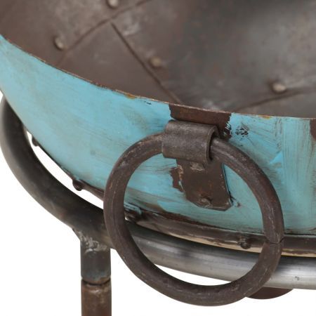 Colourful Rustic Fire Pit Ø 40 cm Iron