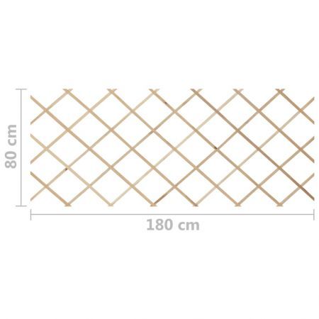 Trellis Fences 5 pcs Solid Firwood 180x80 cm