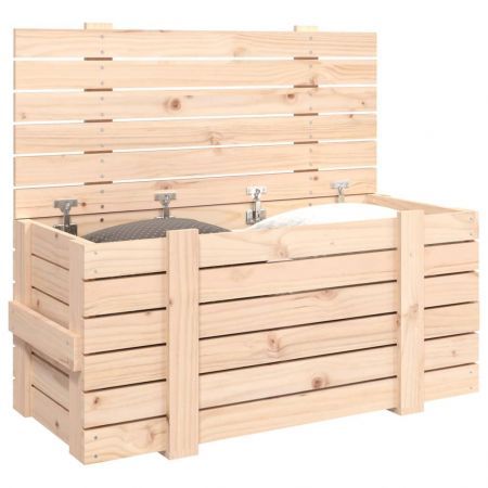 Storage Box 91x40.5x42 cm Solid Wood Pine