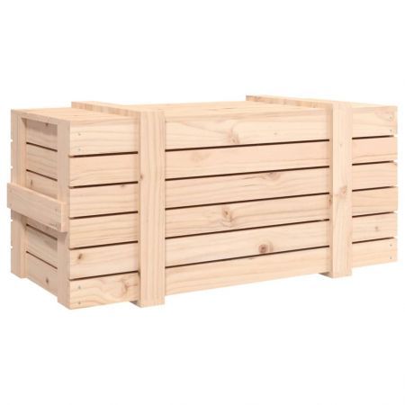 Storage Box 91x40.5x42 cm Solid Wood Pine