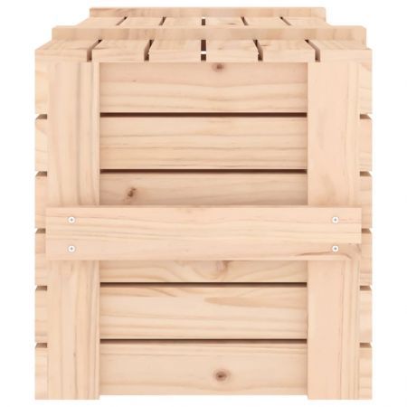 Storage Box 91x40.5x42 cm Solid Wood Pine