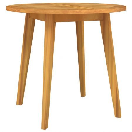 Garden Table Ø85x75 cm Solid Wood Acacia