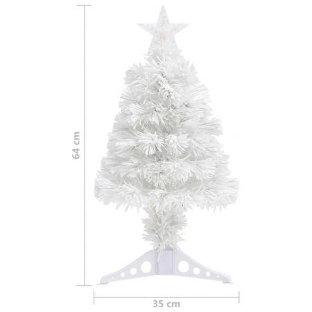 Artificial Christmas Tree with LED White 64 cm Fibre Optic