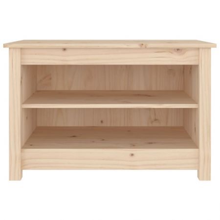 Shoe Bench 70x38x45.5 cm Solid Wood Pine