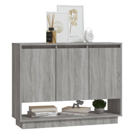 Sideboard Grey Sonoma 97x31x75 cm Engineered Wood