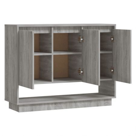 Sideboard Grey Sonoma 97x31x75 cm Engineered Wood