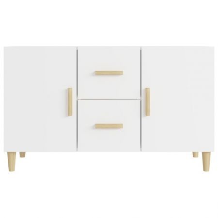 Sideboard White 100x36x60 cm Engineered Wood