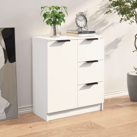 Sideboard White 60x30x70 cm Engineered Wood