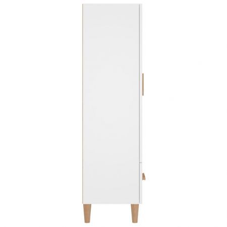 Highboard White 70x31x115 cm Engineered Wood