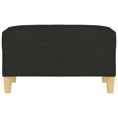 Footstool Black 70x55x41 cm Fabric