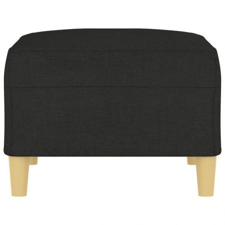 Footstool Black 70x55x41 cm Fabric