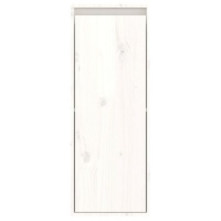 Wall Cabinets 2 pcs White 30x30x80 cm Solid Wood Pine