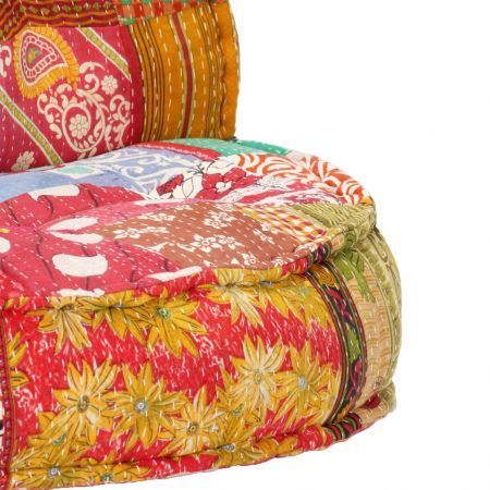 Pouffe 100x20 cm Patchwork Fabric