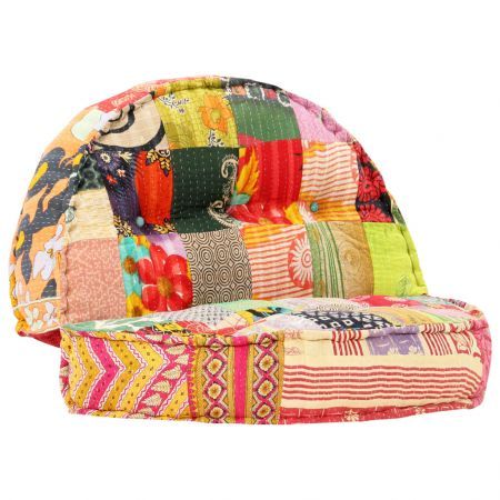 Pouffe 100x20 cm Patchwork Fabric