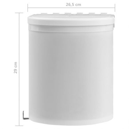 Kitchen Built-in Dust Bin Plastic 12 L