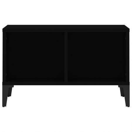 Coffee Table Black 60x50x36.5 cm Engineered Wood