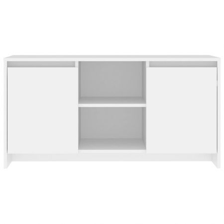 TV Cabinet White 102x37.5x52.5 cm Engineered Wood