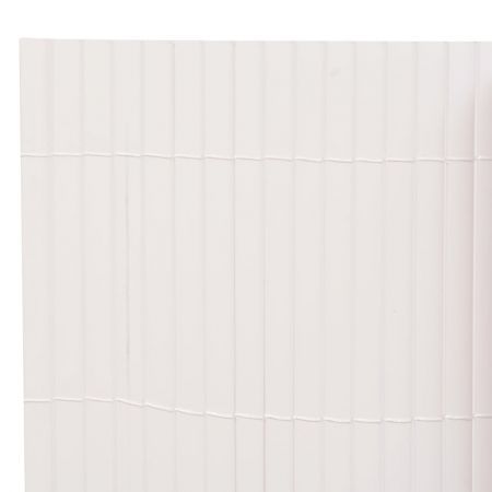 Double-Sided Garden Fence 110x300 cm White