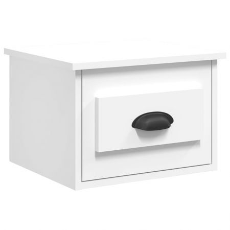 Wall-mounted Bedside Cabinets 2 pcs White 41.5x36x28cm