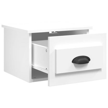 Wall-mounted Bedside Cabinets 2 pcs White 41.5x36x28cm