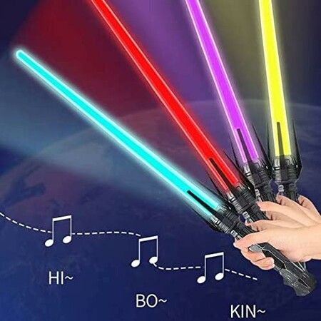 Light up Saber Toy with Electronic Lights and FX Sound Effect for Kids and Adults 1 Pack