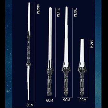 Light up Saber Toy with Electronic Lights and FX Sound Effect for Kids and Adults 1 Pack