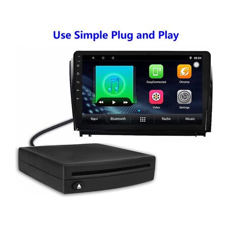 External USB Car Universal CD Player,Vehicle CD Player for Car via USB Radio Connection