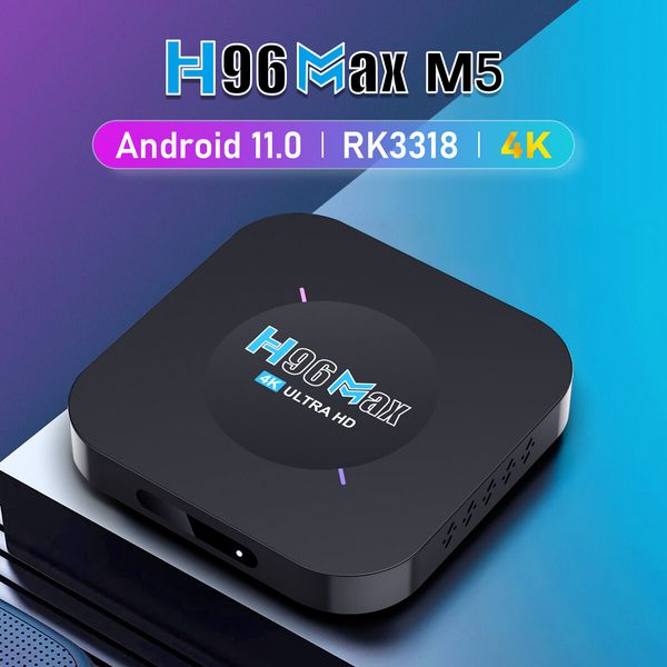 H96Max M5 network set-top box TV box dual-band WIFI Bluetooth 4K HD network player 2+16G