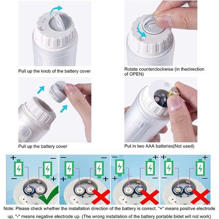 Portable Bidet Travel Bidet Electric Handheld Bidet Sprayer for Personal Hygiene Cleaning