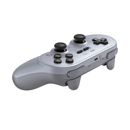 8BitDo Pro 2 Bluetooth Controller for Switch,PC,Android,Steam Deck,Gaming Controller for iPhone,iPad,macOS and Apple TV (Grey)