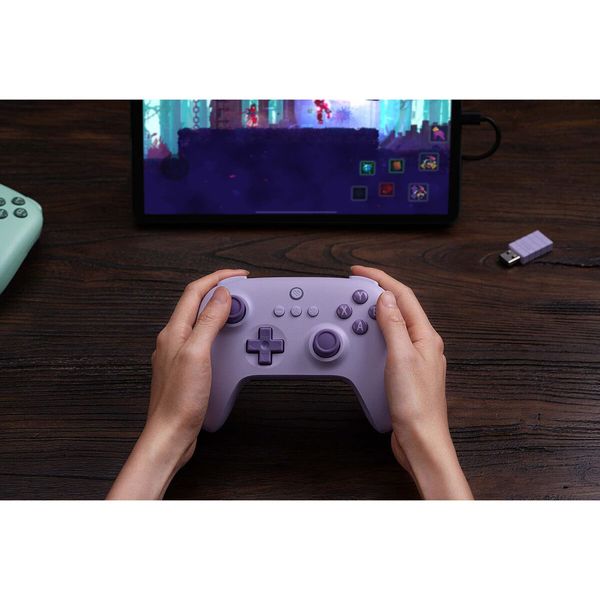 8Bitdo Ultimate C 2.4g Wireless Controller for Windows PC,Android,Steam Deck & Raspberry Pi (Lilac Purple)