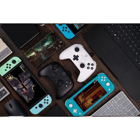 8BitDo Ultimate Wired Controller, USB Wired Controller for PC Windows 10, Android, Steam Deck, Raspberry Pi and Switch (Black)