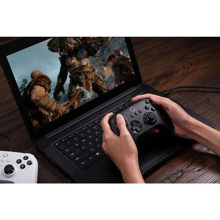 8BitDo Ultimate Wired Controller, USB Wired Controller for PC Windows 10, Android, Steam Deck, Raspberry Pi and Switch (Black)