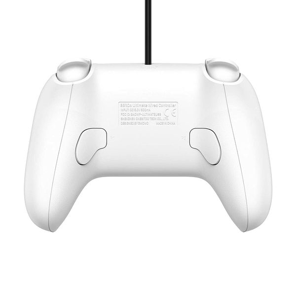 8Bitdo Ultimate Wired Controller, USB Wired Controller for PC Windows 10, Android, Steam Deck, Raspberry Pi and Switch (White)