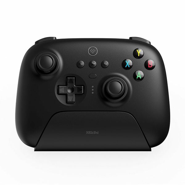 8BitDo Ultimate 2.4g Wireless Controller With Charging Dock, 2.4g Controller for PC, Android, Steam Deck & iPhone, iPad, macOS and Apple TV (Black)