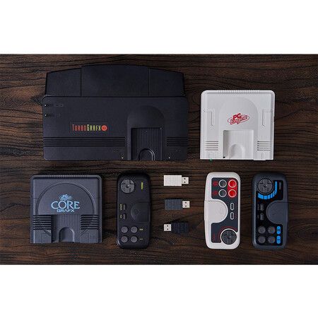 8Bitdo TG16 2.4G Wireless Gamepad for PC Engine Mini, PC Engine CoreGrafx Mini, TurboGrafx-16 Mini & Nintendo Switch (TG16 Edition)