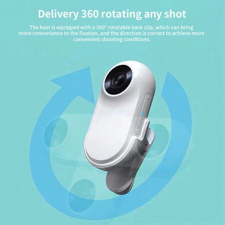 Small Action Camera, Portable Thumb Camera For Travel, Sports,Vlogging, With Portable Camera Accessories, Data Cable