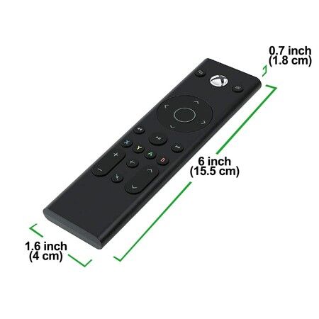 Media Remote Control for Xbox One & Xbox Series X|S (Black) - Original Accessories for Better Navigation