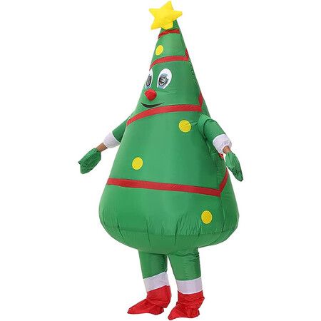 Christmas Inflatable Costume Cosplay Inflatable Suit for Adults/Christmas Party (Suitable for Height 150-190)