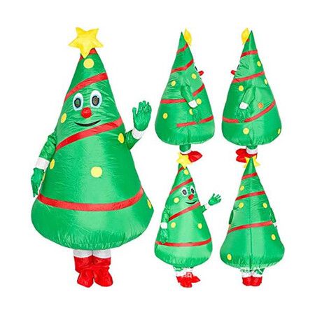 Christmas Inflatable Costume Cosplay Inflatable Suit for Adults/Christmas Party (Suitable for Height 150-190)