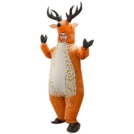 Inflatable Moose Air Inflatable Costume Party Halloween Christmas Cosplay Suit Adult Size(Suitable for Height 150-190)