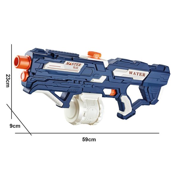 Electric Water Gun Super Soaker Squirt Toy 1700ML High Capacity Automatic Kids Adult Gift Pool Beach Outdoor Party