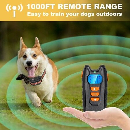 Dog Training Collar with Remote, Sound and Vibration Training Modes for Small Medium Large Dogs For 2 Dogs