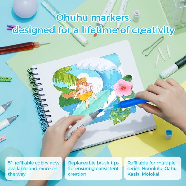 Markers Brush Tip Double Tipped Art Alcohol Marker Set for Artist kids  Adults Coloring Sketching Drawing Illustrations 60 Colors