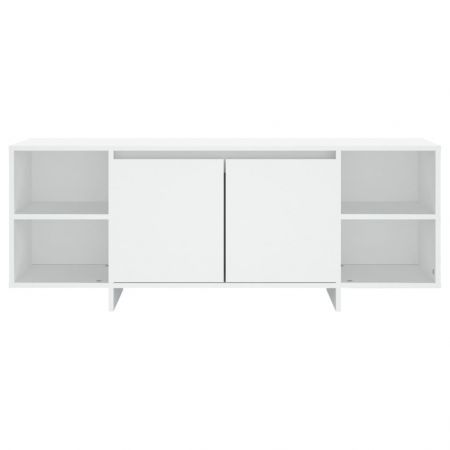 TV Cabinet White 130x35x50 cm Engineered Wood